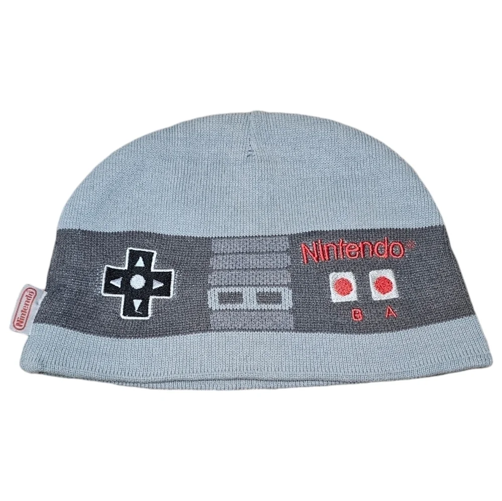 Vintage Nintendo Beanie Winter Hat Size 22in